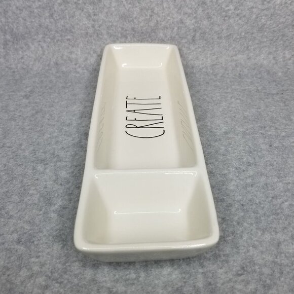 Rae Dunn Artisan Collection "Create" Ceramic Tray‎ 13" x 4" - Picture 4 of 7